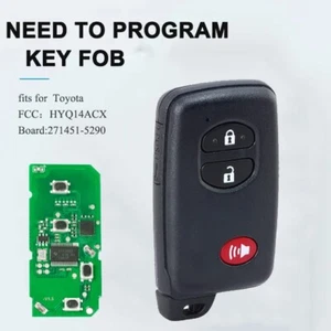 Smart Key Fob for TOYOTA HYQ14ACX 271451-5290 4RUNNER,PRIUS C/V, VENZA Remote - Picture 1 of 5