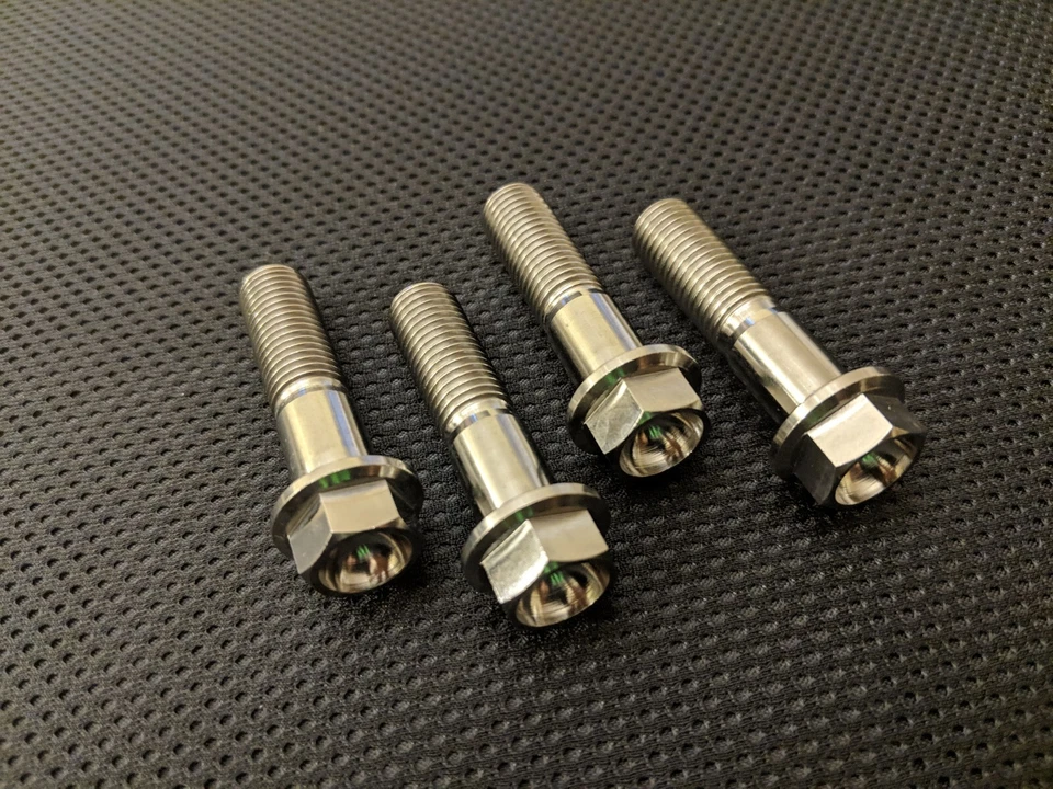 Titanio M10-1.25 x 35mm Hexagon Brida Tornillos Kit Ti Pinza Tornillos Foto 1 de 1