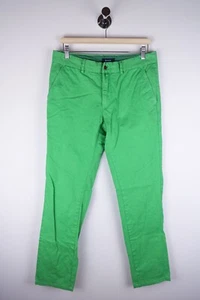 GANT Soho Men Chino Trousers Casual Green Cotton size W32 L32 - Picture 1 of 7
