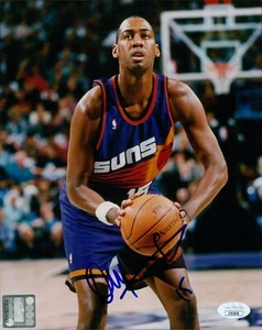 Danny Manning Phoenix Suns Signed 8x10 Glossy Photo JSA Authenticated - Picture 1 of 2