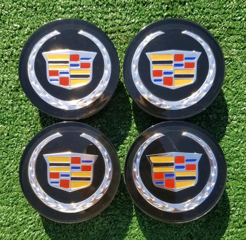 Cadillac Center Wheel Caps Set ATS Ct6 CTS SRX Xt5 XTS OEM 9597375