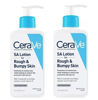 2x CeraVe SA Lotion for Rough & Bumpy Skin 237ml