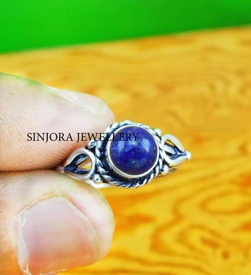 Anello regalo fatto a mano in argento sterling 925 con pietra preziosa... - Immagine 1 di 4