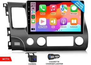 CAM+For Honda Civic 2010 2011 Android 14 10.1" Car Stereo Radio GPS CarPlay DSP - Picture 1 of 20