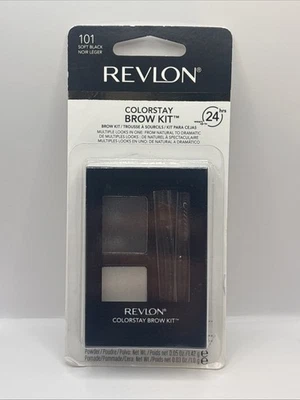 Revlon Colorstay Brow Kit #101 SOFT BLACK Brand New Sealed - Image 1 of 4