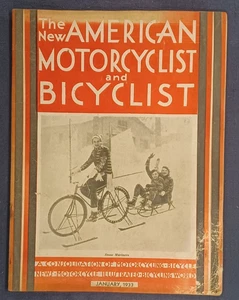American Motorcyclist and Bicyclist Magazine Motorcycles Bicycles 1933 - Picture 1 of 2