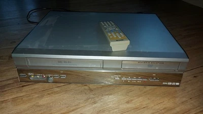 Sharp DVD Vhs Rekorder  Combo Dv-rw250 (S) Funktionstüchtig mit Fernbedienung - Bild 1 von 4