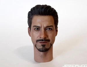 1/6 Tony Stark Head Sculpt MMS185 Hot Toys Avengers 12" Iron Man Figur MK7 Mark - Bild 1 von 12