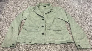Women’s Size Small S Eddie Bauer Legend Wash Green Jacket Coat - Picture 1 of 2