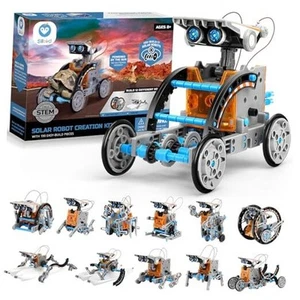 STEM 12-in-1 Education Solar Robot Toys for Boys Ages 8-13, DIY Building - Picture 1 of 7