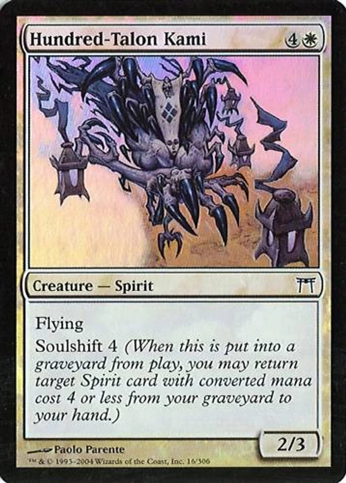 MTG - COK - Hundred-Talon Kami - 2X - Foil - NM - Image 1 of 1