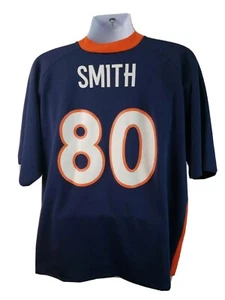 Maglia Ufficiale Logo Athletic NFL Denver Broncos #80 Rod Smith Blu Taglia XL - Foto 1 di 10