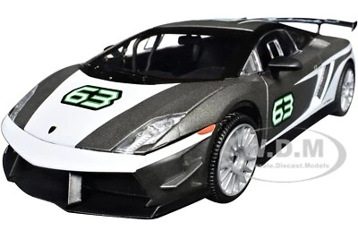 LAMBORGHINI GALLARDO LP 560-4 SUPER TROFEO #63 "GT RACING" 1/24 MOTORMAX 73793 - Image 1 of 4