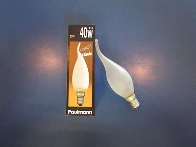 Paulmann Glühlampe Windstoß matt 40W E14 Kerzenlampe Cosylight satin 514.40 - Bild 1 von 4