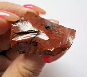 Impresionante pieza de obsidiana de caoba pulida - Imagen 1 de 5