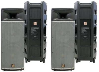 2 MR DJ PRO215S PA DJ Passive PRO PA DJ Dual 15â€ 3-Way Full-Range DJ Passivo - Imagem 1 de 4