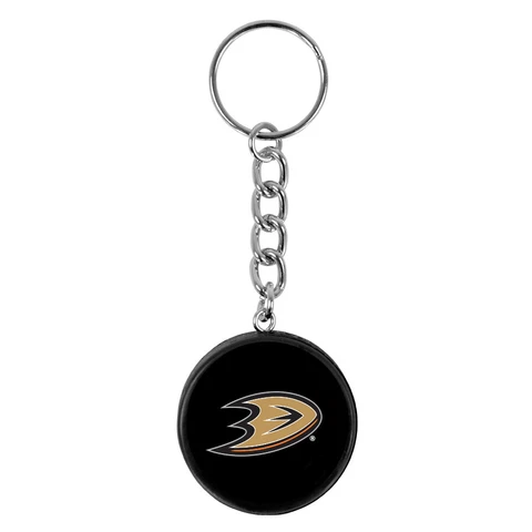 Anaheim Ducks Mini Hockey Puck Team Logo Keychain Cover