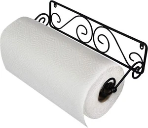 Farmhouse Paper Towel Holder Wall Mount - Easy One-Handed Tear Kitchen Paper Tow - Picture 1 of 3