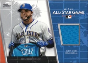 2017 Topps Update Series All-Star Stitches #ASR-NC - Nelson Cruz Jersey - Picture 1 of 2