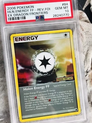 2006 Pokemon EX Dragon Frontiers Holon Energy FF Reverse Foil 84/101 PSA 10 - Image 1 of 3