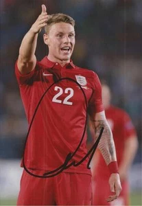 ENGLAND, CARDIFF & MK DONS: CONNOR WICKHAM SIGNED 6x4 ACTION PHOTO+COA - Picture 1 of 1