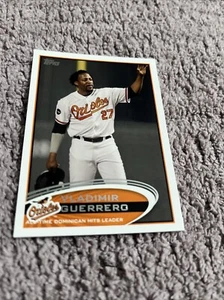 2012 Topps Series 2 Baltimore Orioles Baseball Card #424 Vladimir Guerrero RB - Picture 1 of 1