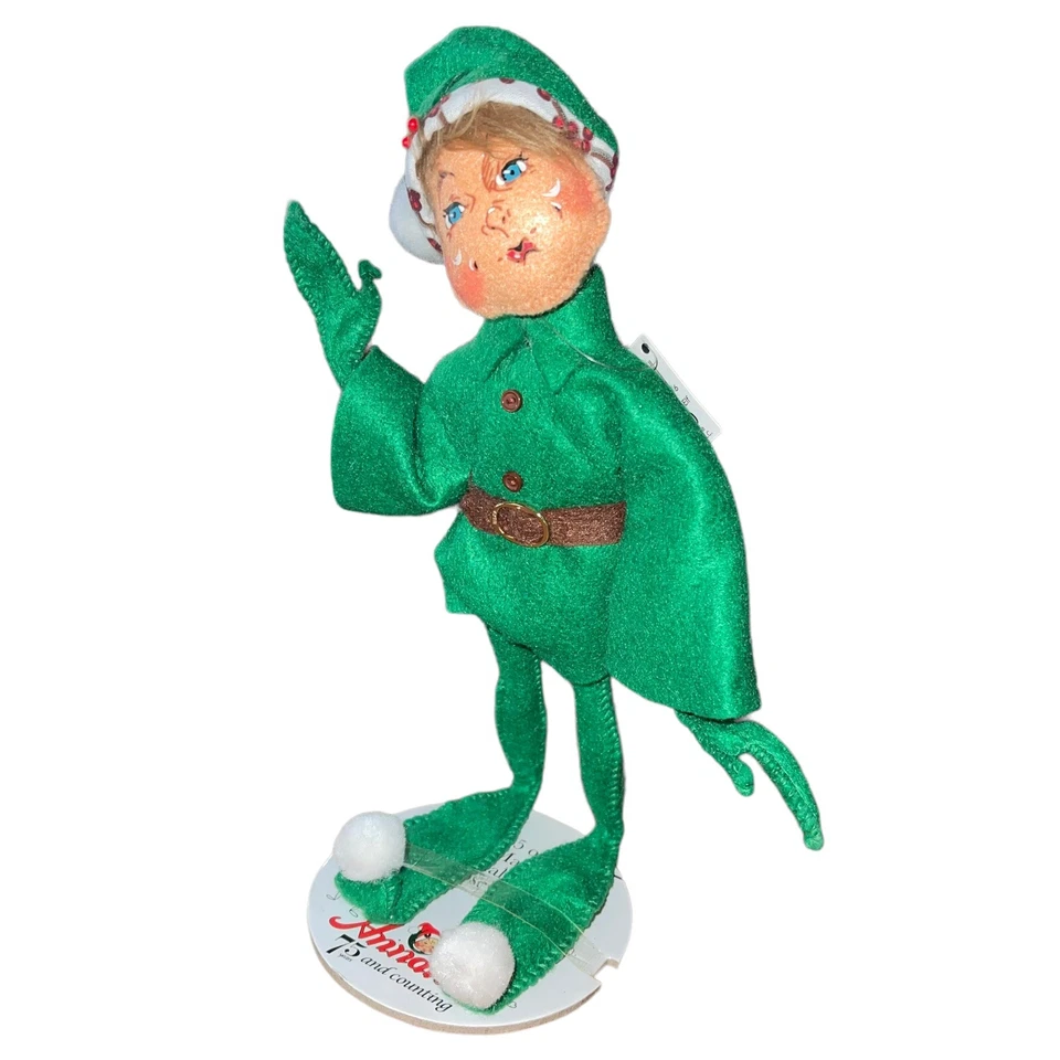 2017 Annalee Christmas Doll - 14" Winter Berry Green Elf