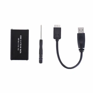 Aluminiumlegierung USB 3.0 zu mSATA Externes SSD Festplatten Gehäuse Box - Bild 1 von 10