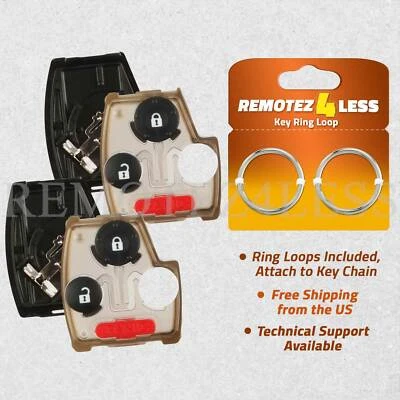 2 for 2006 2007 2008 2009 2010 2011 2012 2013 Honda Ridgeline Remote Case 3bn Foto 1 de 4