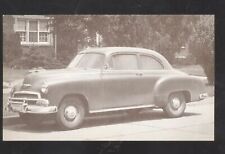 1951 CHEVROLET STYLINE SPÉCIAL CONCESSIONNAIRE AUTOMOBILE CARTE POSTALE '51 CHEVY