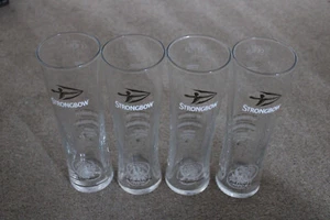 4 x Strongbow Pint Glasses 20oz Tall Cider Glass - Pub Bar Man Cave 'Brand new' - Picture 1 of 3