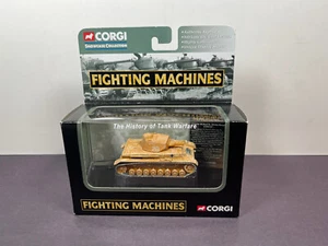 Corgi Fighting Machines PZKPFW IV AUSF G AFRIKA KORPS CS90107 Tank WWII Die-cast - Picture 1 of 8