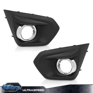 Fit For 12-14 Subaru Impreza Front Bumper Fog Light Cover Lamp Bezel Left+Right - Picture 1 of 12