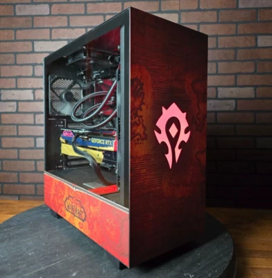 9800X3D NZXT Horde World of Warcraft RTX 4070 20th Anniversary Edition Custom PC - Image 1 of 4