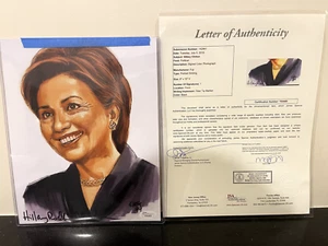 Hillary Rodham Clinton 8x10 Photo - Full Signature Auto Signed JSA Authenticated - Picture 1 of 4