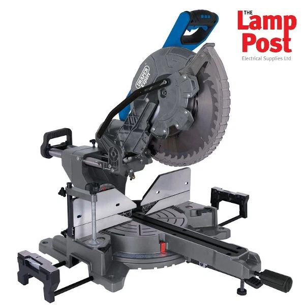 Draper 79901 305mm Double Bevel Sliding Compound 2000W Mitre Wood Saw & Blade - Image 1 of 1