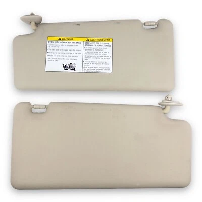 Juego de pares de parasoles laterales para conductor y pasajero Nissan Rogue 2008-2013 vinilo Foto 1 de 4