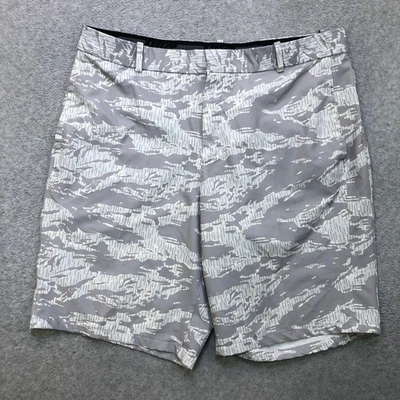 Pantalones Cortos de Golf Nike Flex Para Hombre 36 Blanco Gris Camuflaje Rendimiento Cintura Elástica Foto 1 de 4