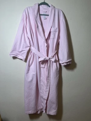 Bata rosa Secret Treasure para mujer suave cálida cómoda, algodón vintage XL Foto 1 de 4