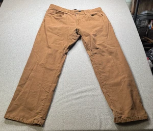 Jockey Mens Jeans 40x32 Brown Stretch Waist - Picture 1 of 9