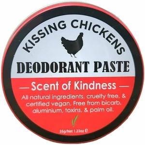 Kissing Chickens Bicarb-Free Deodorant Paste - Certified Vegan, Organic Ingre... - Picture 1 of 12