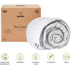 Piumino Panda The Cloud Bamboo 10,5 Tog Stagione UK Singolo Matrimoniale Super King Size - Foto 1 di 37