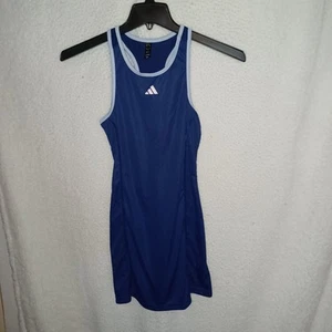 Adidas Girls Youth Medium Club Tennis Athletic Sleeveless Dress Only Blue (EC) - Picture 1 of 11