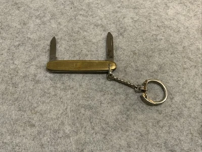 Navaja de Bolsillo Vintage Colonial Prov Usa Tono Dorado 2 Hojas Buen Presión Foto 1 de 4