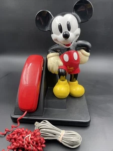 VTG 1994 Mickey Mouse AT&T Landline Push Button Telephone Tested Works - Picture 1 of 10