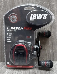 Lew's Carbon Fire Baitcastrolle Rechtshand 7,5:1 6 Kugellager CF1SHG2C (BRANDNEU) - Bild 1 von 2