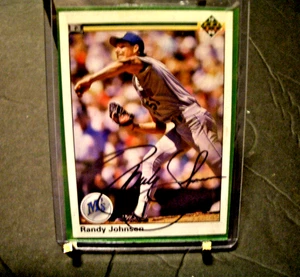 Randy Johnson - Tarjeta Upper Deck 1990 # 563 - Autógrafo - Imagen 1 de 12
