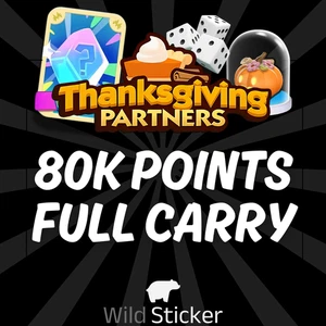 THANKSGIVING PARTNERS MONOPOLY_GO EVENT⚡RUSH CARRY PER SLOT ⚡(INSTANT FINISH) - Picture 1 of 1