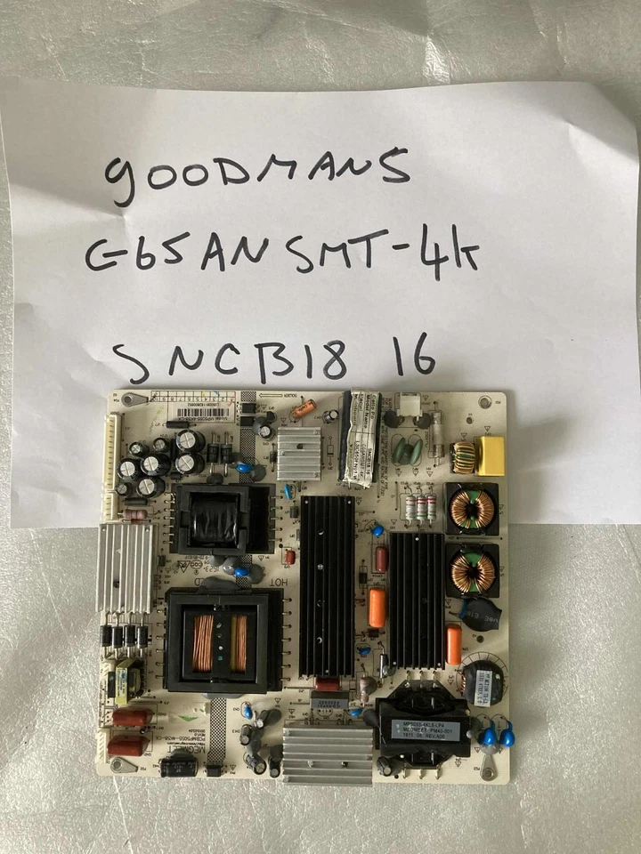 PLACA FUENTE DE ALIMENTACIÓN GOODMANS G65ANSMT-4K V2 MP5055-4K58-CX (TUB9) Foto 1 de 1