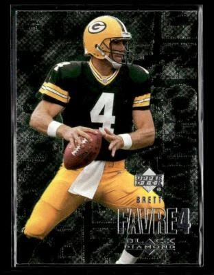 2000 Upper Deck Black Diamond #43 Brett Favre Green Bay Packers - Image 1 of 2